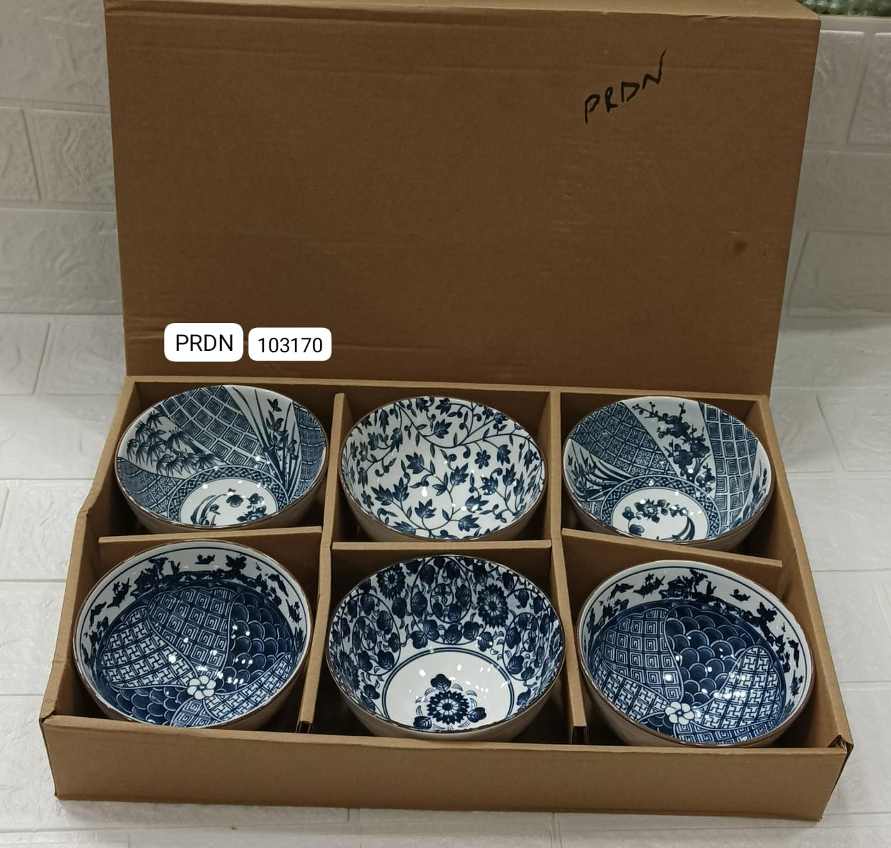 Set of 6 Ceramic Serving Bowls, Japanese Ceramic Rice Bowl, Dinnerware Bowls Gift Set, Floral Ceramic Bowl Set Set of 6 Ceramic Serving Bowls, Japanese Ceramic Rice Bowl, Dinnerware Bowls Gift Set, Floral Ceramic Bowl Set